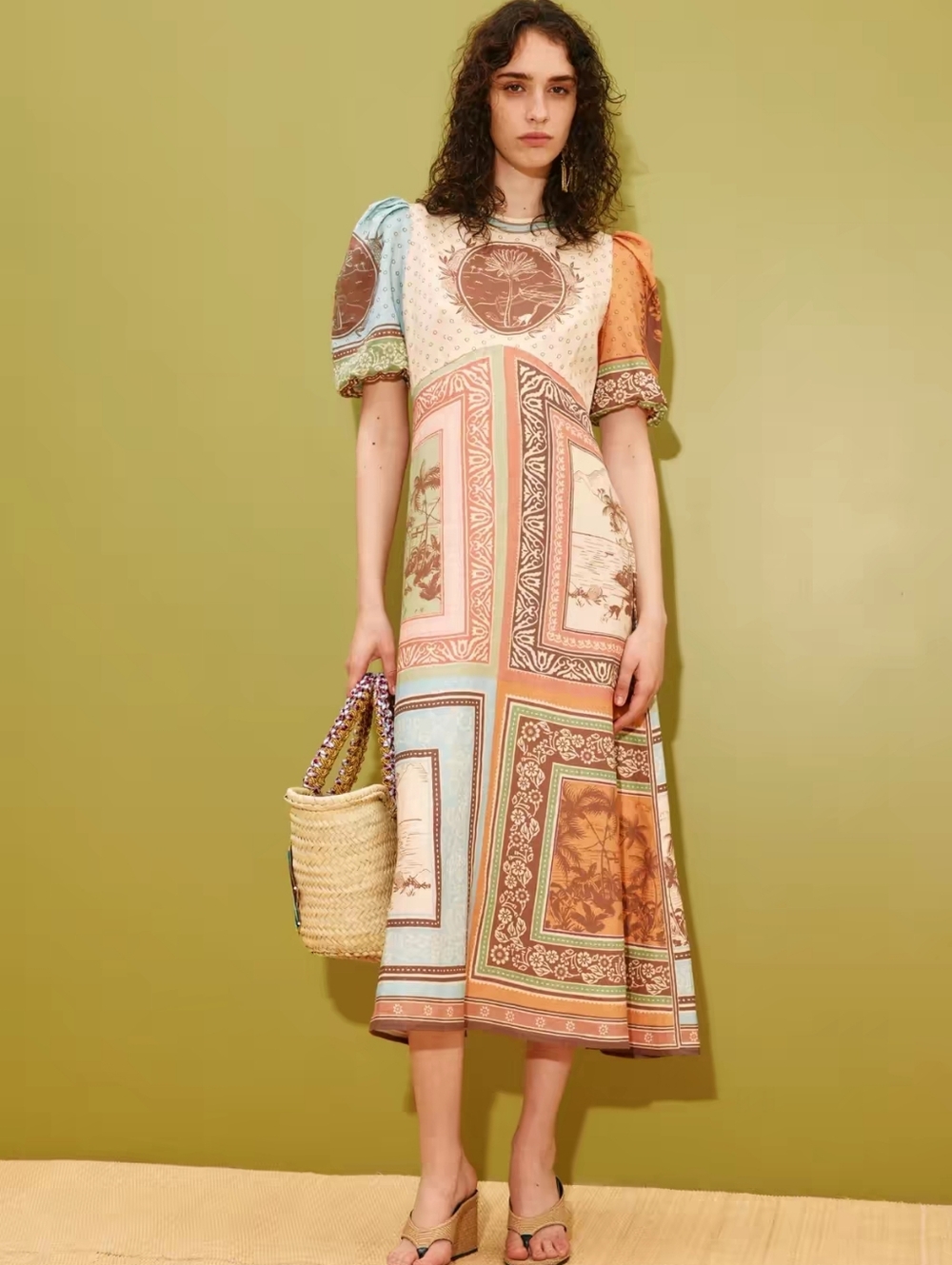 Alémais Alberta Midi Dress